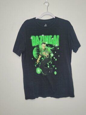 The Big Bang Theory Bazinga Sheldon Cooper Shirt L Ripple Junction